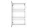 Badezimmer-Set >Baabe< (5-teilig) in Weiß - 190x47cm (BxT)