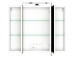 Badezimmer-Set >Baabe< (5-teilig) in Weiß - 190x47cm (BxT)