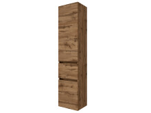 Badezimmer-Set >Baabe< (5-teilig) in Wotan-Eiche - 190x47cm (BxT)