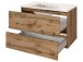 Badezimmer-Set >Baabe< (5-teilig) in Wotan-Eiche - 190x47cm (BxT)
