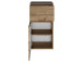 Badezimmer-Set >Baabe< (5-teilig) in Wotan-Eiche - 170x47cm (BxT)