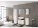 Badezimmer-Set >Luzern< in Weiß - 160x180x35cm (BxHxT)