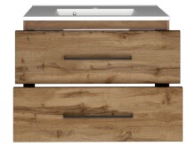 Badezimmer-Set >Luzern< (5-teilig) in Wotan Eiche Nachbildung