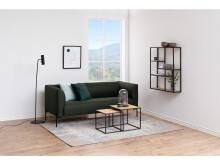Hängeregal >Carney< in Wildeiche aus Metall - 75x91x20cm (BxHxT)