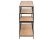 Regal >Carney< in Wildeiche aus Metall - 114x78x35cm (BxHxT)