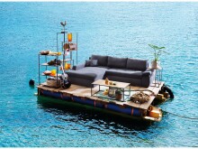 Regal >Carney< in Wildeiche aus Metall - 77x185x35cm (BxHxT)