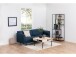 Regal >Carney< in Wildeiche aus Metall - 77x185x35cm (BxHxT)