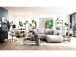 Couchtisch >Carney< in Wildeiche aus Metall - 100x40x50cm (BxHxT)