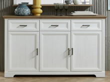Sideboard >Jasmin< in Pinie-Hell aus Metall -...