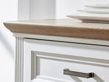 Sideboard >Jasmin< in Pinie-Hell aus Metall - 171x102x48cm (BxHxT)