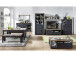 TV-Board >Jasmin< in Graphit - 143x54x51cm (BxHxT)