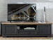 TV-Board >Jasmin< in Graphit - 193x54x51cm (BxHxT)