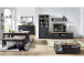Wandboard >Jasmin< in Graphit - 142x29x20cm (BxHxT)
