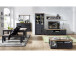 Wandboard >Jasmin< in Graphit - 142x29x20cm (BxHxT)