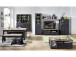 Wandboard >Jasmin< in Graphit - 142x29x20cm (BxHxT)