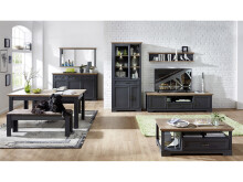 Couchtisch >Jasmin< in Graphit - 120x45x67cm (BxHxT)