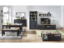 Couchtisch >Jasmin< in Graphit - 120x45x67cm (BxHxT)