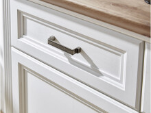 Buffet >Jasmin< in Pinie-Hell aus Metall - 166x205x48cm (BxHxT)