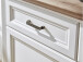 Buffet >Jasmin< in Pinie-Hell aus Metall - 166x205x48cm (BxHxT)