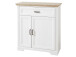 Schuhschrank >Jasmin< in Pinie-Hell aus Metall - 93x102x41cm (BxHxT)