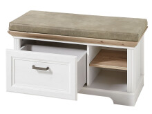 Sitzbank >Jasmin< in Pinie hell - 93x49x41cm (BxHxT)