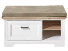 Sitzbank >Jasmin< in Pinie hell - 93x49x41cm (BxHxT)