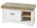 Sitzbank >Jasmin< in Pinie hell - 93x49x41cm (BxHxT)