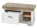 Sitzbank >Jasmin< in Pinie hell - 93x49x41cm (BxHxT)