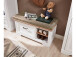 Sitzbank >Jasmin< in Pinie hell - 93x49x41cm (BxHxT)