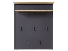 Garderoben-Set >Jasmin< in Graphit - 280x204x41cm (BxHxT)