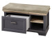 Garderoben-Set >Jasmin< in Graphit - 280x204x41cm (BxHxT)