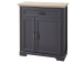 Garderoben-Set >Jasmin< in Graphit - 223x204x41cm (BxHxT)
