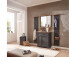 Garderoben-Set >Jasmin< in Graphit - 223x204x41cm (BxHxT)