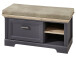 Garderoben-Set >Jasmin< in Graphit aus Metall - 281x204x41cm (BxHxT)