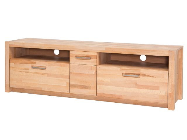 TV-Board >Leduc< in Kernbuche aus Metall - 185x58x50cm (BxHxT)
