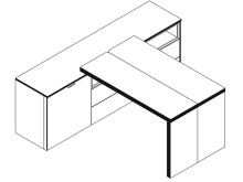 Sideboard >Shayla III< in Weiß matt Lack - 240x77x41cm (BxHxT)