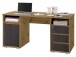 Schreibtisch >Flinn< in Artisan Eiche Nachbildung - 145x65x65cm (BxHxT)