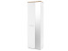 Garderobenschrank >Greifswald< in Weiß - 60x198x38cm (BxHxT)