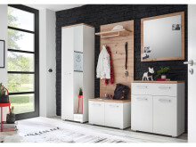 Garderobenpaneel >Greifswald< in Artisan Eiche - 78x148x26 (BxHxT)