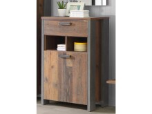 Schuhschrank >Celon< in Old Wood Vintage -...