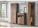 Schuhschrank >Celon< in Old Wood Vintage - 67x105,5x41,6cm (BxHxT)