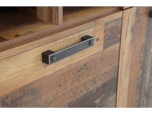 Garderoben-Set >Celon< in Old Wood Vintage - 214x201,5x41,6cm (BxHxT)