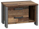 Nachtkonsole >Celon< in Old Wood Vintage - 62x41,5x41,6cm (BxHxT)