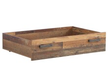 Bett >Celon< in Old Wood Vintage - 145,1x90,5x204,9cm (BxHxT)