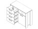 Kommode >Celon< in Old Wood Vintage - 106,7x86,3x41,6cm (BxHxT)
