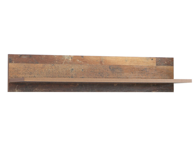 Wandregal >Celon< in Old Wood Vintage - 120x22,8x21,9cm (BxHxT)