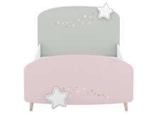Kinderbett >Savannah< in Weiß aus MDF - 97x77x204,5cm (BxHxT)