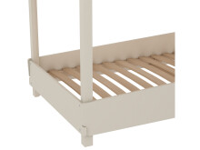 Kinderbett >Tyler< in taupe aus MDF - 213x215x127.8cm (BxHxT)