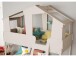 Kinderbett >Tyler< in taupe aus MDF - 213x215x127.8cm (BxHxT)