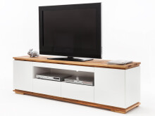 TV-Board >Charleston I< in Asteiche aus Massivholz...